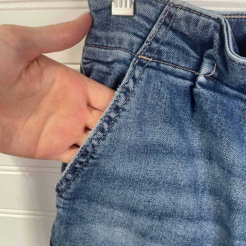 Hollister Ultra High-Rise Mom Jean Vintage Stretch Blue Denim Jeans 5R Women’s - Picture 11 of 11